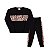 Conjunto Infantil Feminino Moletom Duas Cores da Duzizo - Imagem 1
