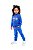 Conjunto Infantil Feminino Moletom AZul da Dila - Imagem 1