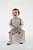 Conjunto de Bebê e Infantil Listrado Cinza Up Baby - Imagem 1