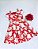 Vestido Infantil de Festa Vermelho Estampado da Petit Cherie - Imagem 2