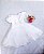 Vestido Infantil de Festa Branco Batizado Petit Cherie - Imagem 1