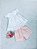 Conjunto Infantil Feminino Shorts e Bata Gabriela Aquarela - Imagem 6