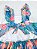 Vestido Infantil Casual Azul com Flor da Mon Sucré - Imagem 4