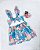 Vestido Infantil Casual Azul com Flor da Mon Sucré - Imagem 3