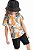 Camiseta  Infantil Masculina Duas Cores Tie Dye da Quimby - Imagem 4