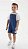 Jardineira Infantil Masculino Moletom Jeans da Up Baby - Imagem 1