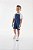Jardineira de Infantil Masculino Moletom Jeans da Up Baby - Imagem 2