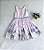 Vestido Infantil de Festa Floral Rosa e Lilás Petit Cherie - Imagem 3