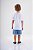 Camiseta Infantil Masculina Branca de T-Rex da Up Baby - Imagem 2