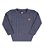 Blusa Infantil Masculina Fechada Gola Redonda Tricô Trança - Imagem 3