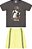Conjunto Infantil Masculino Bermuda Fresquinho Neon - Imagem 1