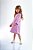 Vestido Infantil Casual Lilás em Matelasse da Up Baby - Imagem 1