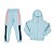 Conjunto Infantil de Frio Feminino em Molecotton com Capuz - Imagem 1