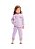 Conjunto Infantil Feminino Moletom Aberta com Zíper - Imagem 1