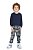 Calça Infantil Moletom Camuflada Cores Diferentes - Imagem 3