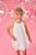 Vestido Infantil de Festa Branco em Chifon da Mon Sucré - Imagem 1