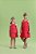 Vestido Infantil de Festa Vermelho Evase Petit Cherie - Imagem 1
