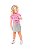 Conjunto Infantil Feminino de Verão com Shorts Saia - Imagem 1