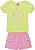 Conjunto Infantil Feminino de Verão com Shorts Nini Bambini - Imagem 1