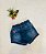 Shorts Infantil Feminino Jeans Barra Desfiado - Imagem 3