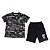 Conjunto Infantil Masculino de Bermuda Dinossauro Preto - Imagem 3