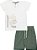 Conjunto de Infantil Masculino de Verão Gola Padre - Imagem 1