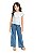 Calça Jeans Infantil Feminina Wide Leg da Quimby - Imagem 1