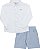 Conjunto Infantil Masculino com Camisa Social com Bermuda - Imagem 2
