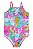 Maiô Infantil Feminino estampado da Quimby - Cores Diferentes - Imagem 3