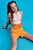 Conjunto Juvenil cropped e Shorts da Vanilla Cream - Imagem 2