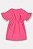 Saída de Praia Infantil Feminina de Vestido Pink Neon - Imagem 3