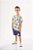 Conjunto Infantil Masculino com Bermuda Dinissauro da Up Baby - Imagem 1