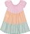 Vestido Infantil Soltinho com Três Babados Viscose com Linho - Imagem 1