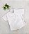 Camisa Infantil Masculina Mangas Curtas Branca Quadriculada - Imagem 1
