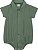 Camisa Body de Bebê Linho Misto Verde - Imagem 1