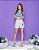 Conjunto Juvenil com Shorts Blusa Cropped da Pinkx - Imagem 4