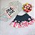 Conjunto Infantil com Saia Preto e Creme da Petit Cherie - Imagem 1