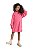 Vestido Infantil Casual Pink de moletom da Quimby - Imagem 1