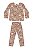 Pijama Infantil Feminino Longo Malha de Algodão Quimby - Imagem 2