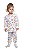 Pijama Infantil Feminino de Frio com Smiles 100% Algodão - Imagem 2