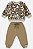 Conjunto Infantil de Frio de Menino Marrom Urso Up Baby - Imagem 1