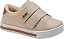 Tênis Infantil masculino Bege Liso Velcro - Imagem 1