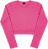 Blusa Juvenil Feminina Cropped de Manga Longa - Imagem 1