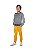 Calça Infantil Masculina de Moletom Mostarda Estilosa - Imagem 1