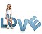 Conjunto Infantil com Shorts Jeans e Blusa Gabriela Aquarela - Imagem 2