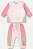 Conjunto Infantil de Frio de Menina Rosa com Bege Up Baby - Imagem 1