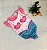 Body Infantil Sereia Pink e Azul com Brilho Mon Sucré - Imagem 1