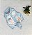 Blusa Infantil Jeans Aberta Amarrada na Frente da Momi - Imagem 1