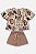 Conjunto Infantil Feminino Safari com Shorts da Up Baby - Imagem 4