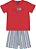 Conjunto de Bebê Masculino Bermuda Listrada - Imagem 2